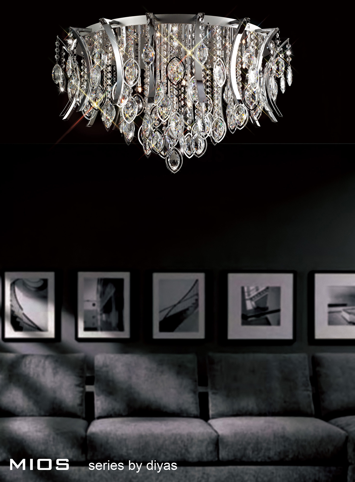Mios Crystal Ceiling Lights Diyas Modern Crystal Ceiling Lights Mios Crystal Ceiling Lights Diyas Modern Crystal Ceiling Lights